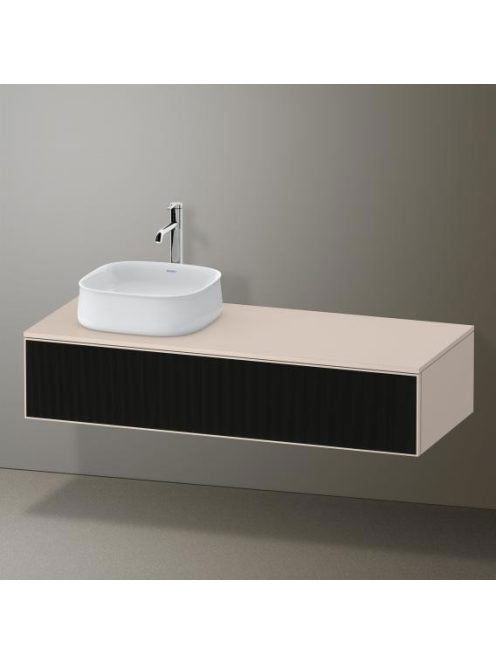 Duravit Zencha balos alsószekrény 130, tölgy fiókrendezővel,