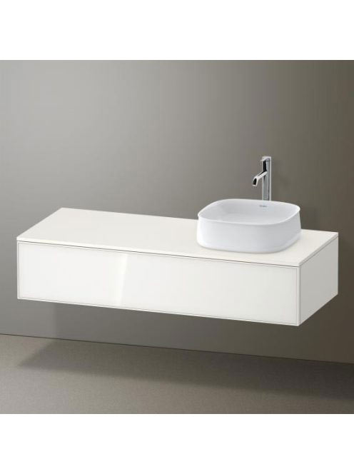 Duravit Zencha jobbos alsószekrény 130, dió fiókrendezővel,