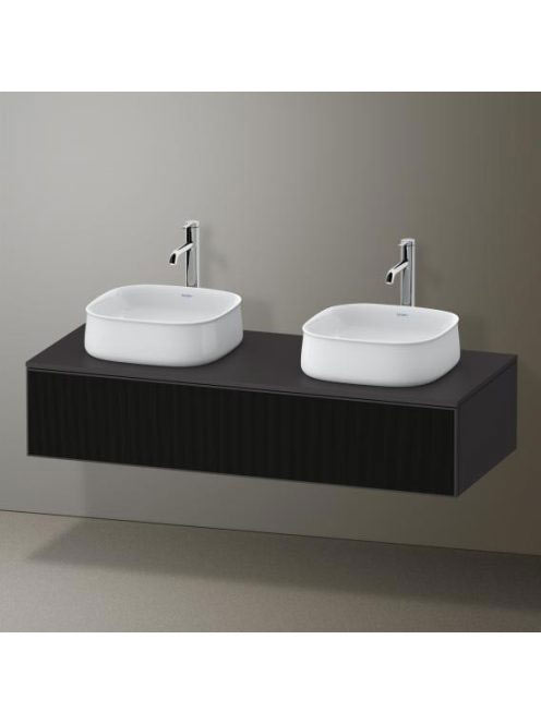 Duravit Zencha fiókos alsószekrény 130, dió fiókrendezővel,