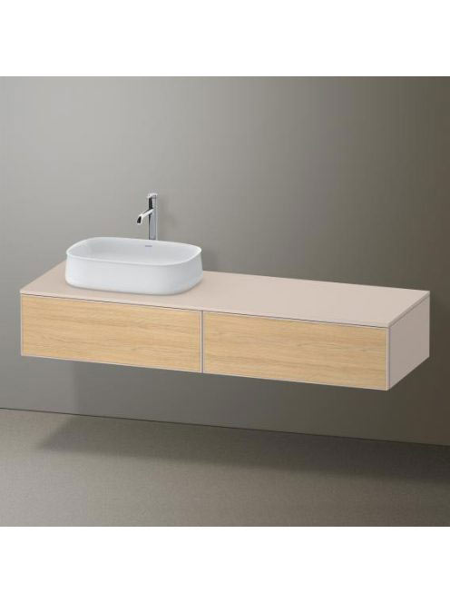 Duravit Zencha balos alsószekrény 160, dió fiókrendezővel, n