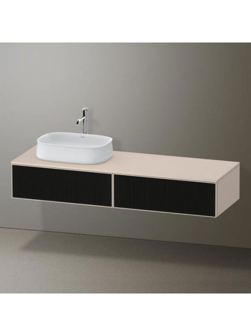 Duravit Zencha balos alsószekrény 160, dió fiókrendezők, tex