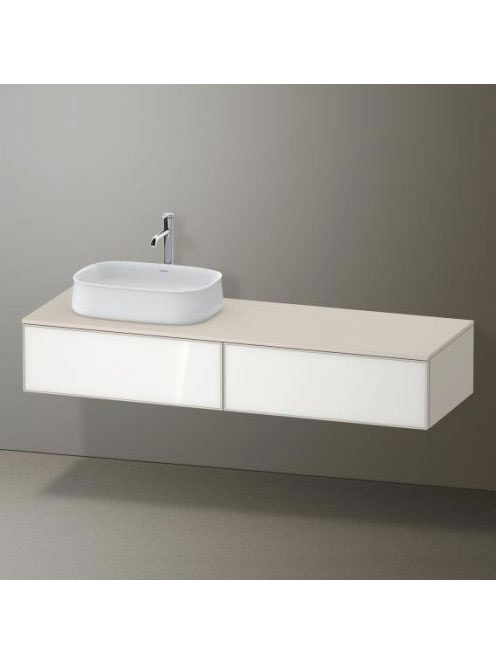 Duravit Zencha balos alsószekrény 160, dió fiókrendezők, feh