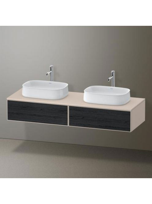 Duravit Zencha fiókos alsószekrény 160, dió fiókrendezők, fe