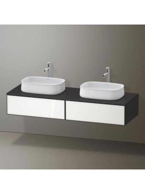 Duravit Zencha fiókos alsószekrény 160, dió fiókrendezők, fe