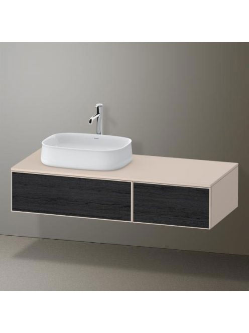 Duravit Zencha balos alsószekrény 130, dió fiókrendezővel, f