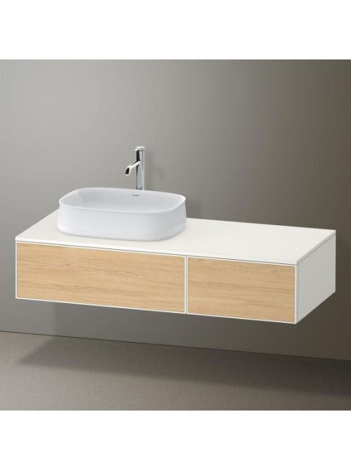 Duravit Zencha balos alsószekrény 130, dió fiókrendezővel, n