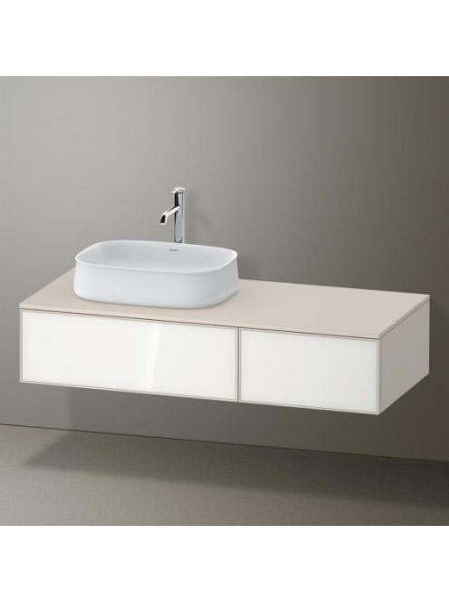 Duravit Zencha balos alsószekrény 130, tölgy fiókrendezővel,