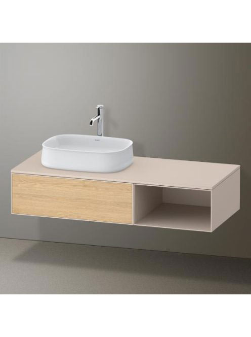 Duravit Zencha balos alsószekrény 130, fiókrendező nélkül, n