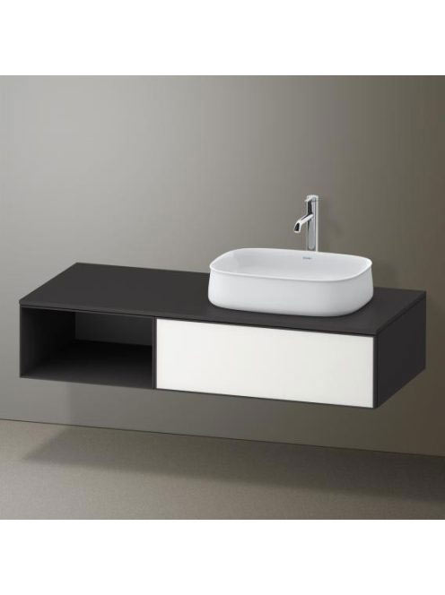 Duravit Zencha jobbos alsószekrény 130, tölgy fiókrendezővel