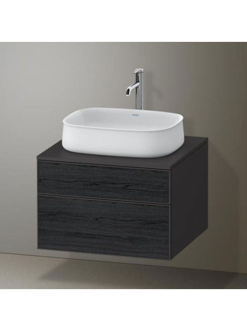 Duravit Zencha alsószekrény 65, fiókrendező nélkül, fekete t