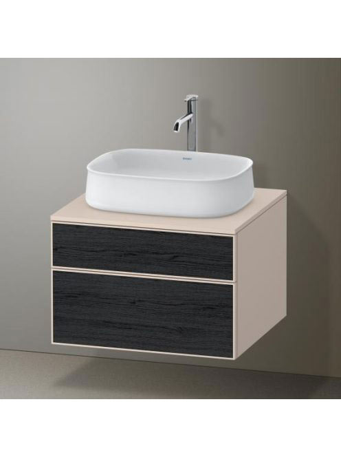Duravit Zencha alsószekrény 65, fiókrendező nélkül, fekete t