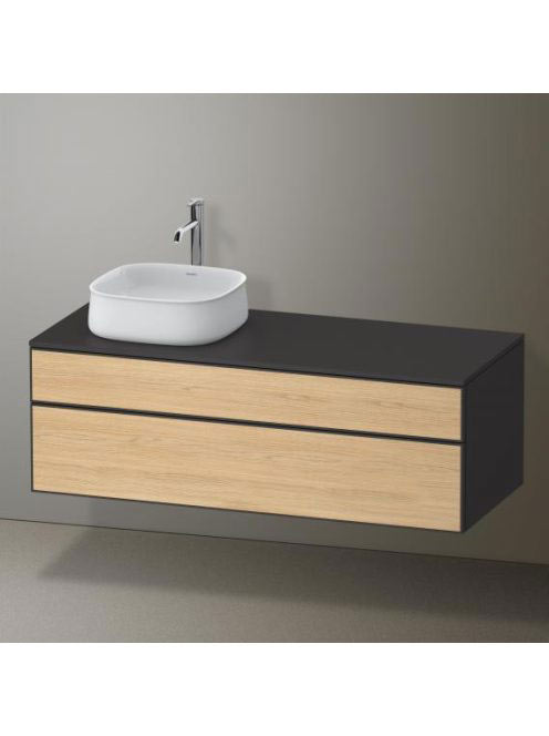 Duravit Zencha balos alsószekrény 130, dió fiókrendezővel, n
