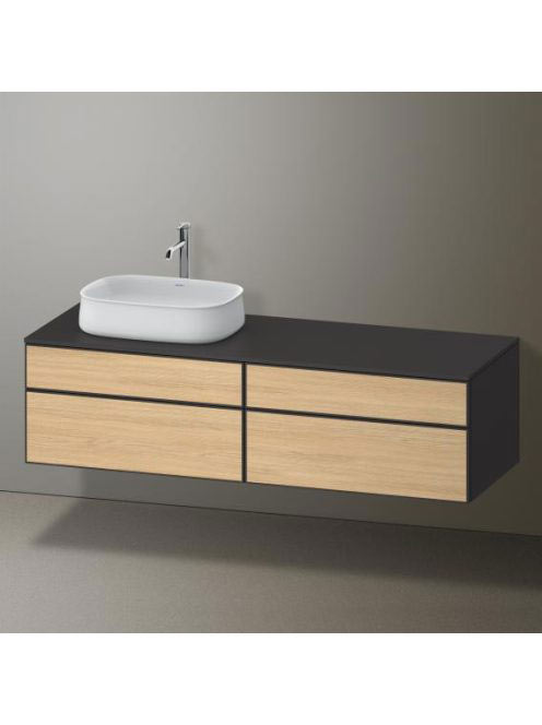 Duravit Zencha balos alsószekrény 160, tölgy fiókrendezők, n
