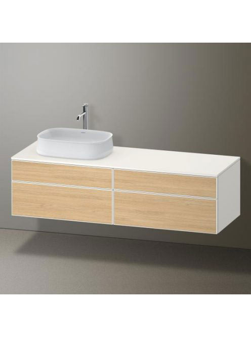 Duravit Zencha balos alsószekrény 160, tölgy fiókrendezővel,