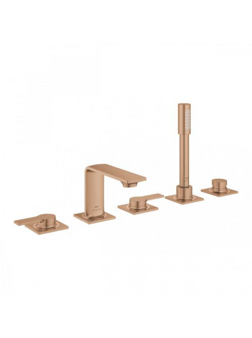 Grohe Allure 5-lyukas kádkombináció, matt rose arany 25221DL