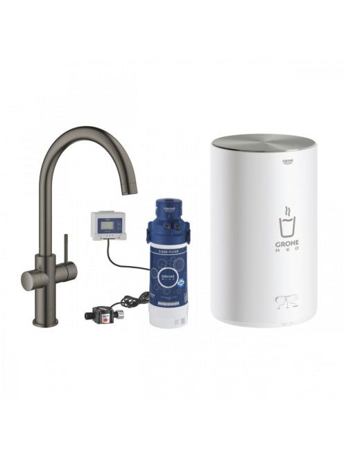 Grohe Red Duo konyhai csaptelep és M-es méretű bojler, szálc