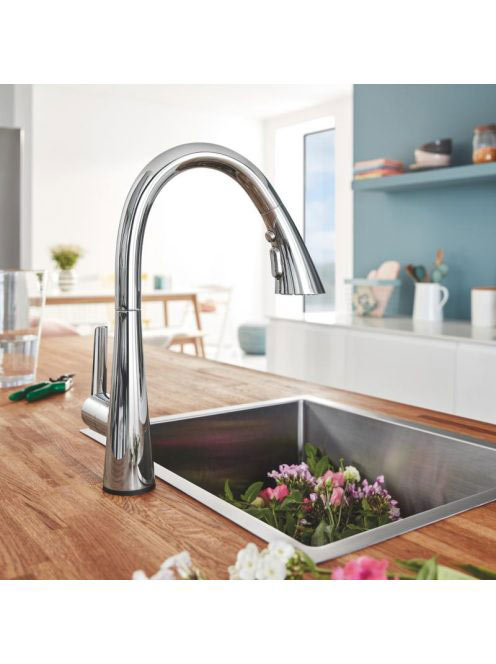 Grohe Zedra Touch egykaros elektromos konyhai csaptelep elfo
