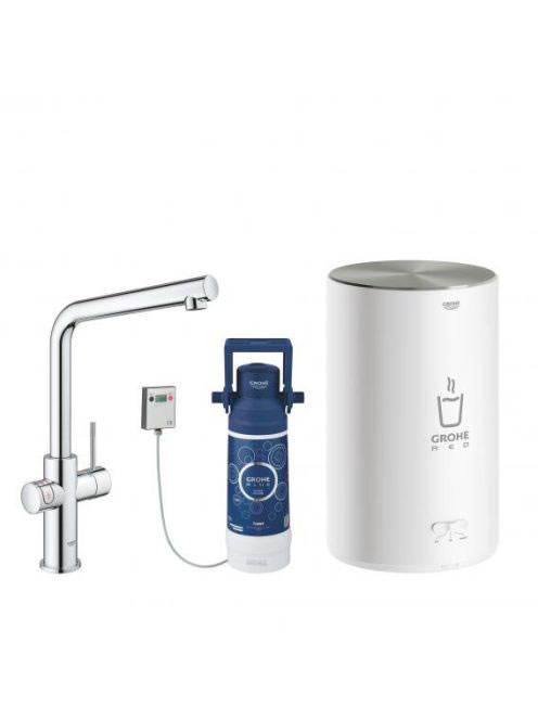Grohe Red Duo konyhai csaptelep és M-es méretű bojler, króm
