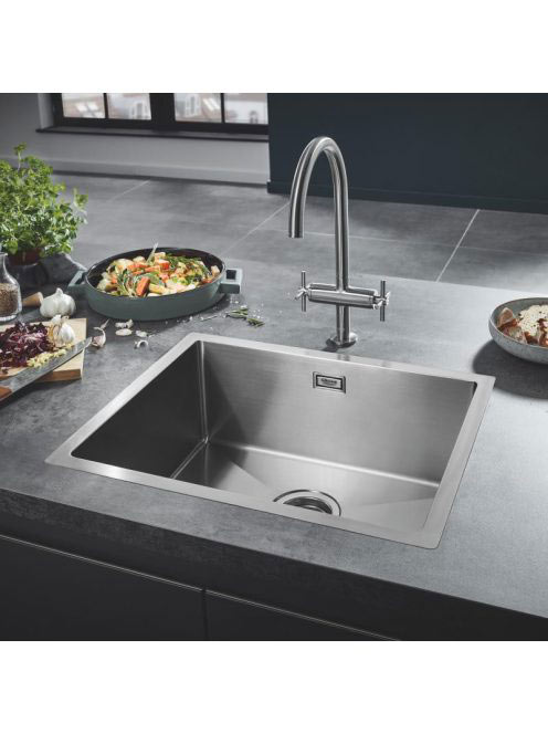 Grohe K700 Rozsdamentes acél mosogatótálca 550x450 mm, szaté