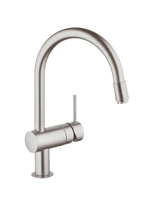 Grohe Minta mosogató csaptelep rozsdamentes acél hatású 3291