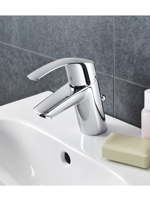 Grohe Eurosmart mosdó csaptelep, automata leeresztővel S-Siz