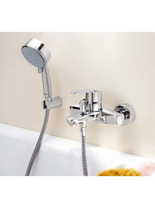 Grohe Eurostyle Cosmopolitan kádcsaptelep fali zuhanyszettel