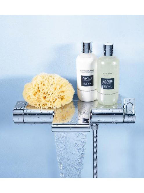 Grohe Grohtherm 2000 termosztátos kád csaptelep, zuhanypolcc