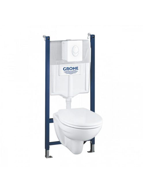 Grohe Solido Compact 4 az 1-ben WC-szett tartállyal, fali WC