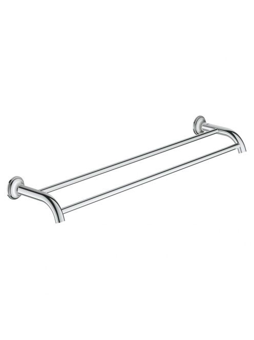 Grohe Essentials Authentic fali dupla törölközőtartó, króm 4