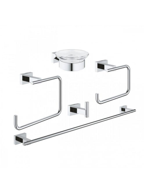 Grohe Essentials Cube 5 az 1-ben fürdőszobai kiegészítő szet