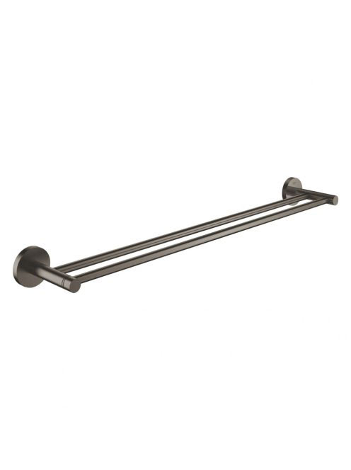 Grohe Essentials dupla fali törölközőtartó, szálcsiszolt gra