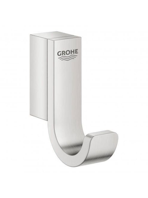 Grohe Selection fürdőköntös akasztó, rozsdamentes acél hatás