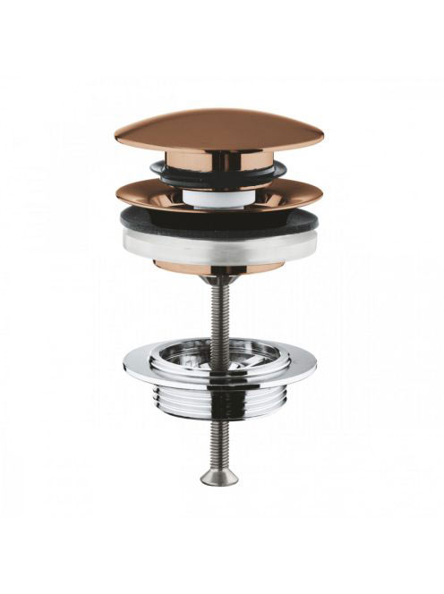 Grohe Click-Clack leeresztőszelep túlfolyós mosdókhoz, matt