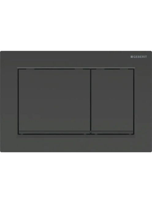 Geberit Omega30 működtetőlap 2 mennyiséges öblítéshez, feket