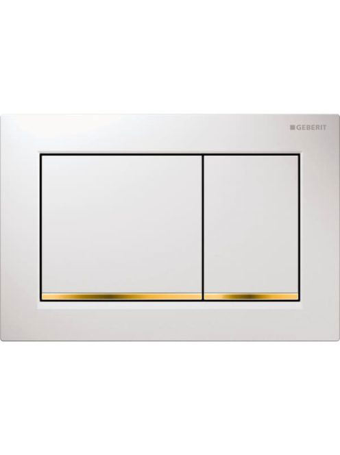 Geberit Omega30 nyomólap fehér/aranyozott 115080kk1 (115.080