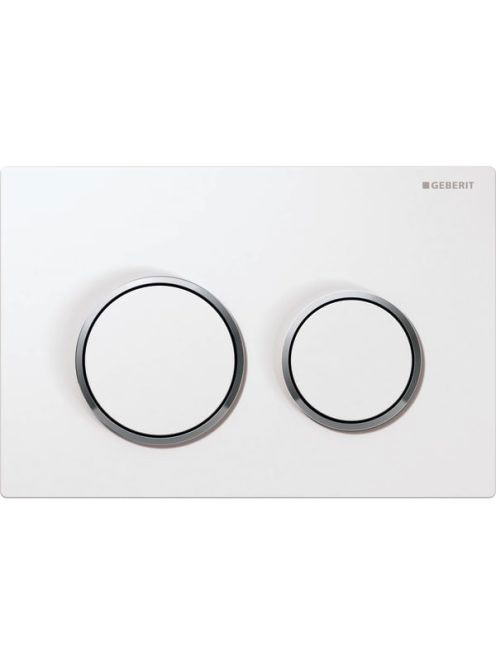 Geberit Omega20 nyomólap fehér fényes króm 115085kj1 (115.08