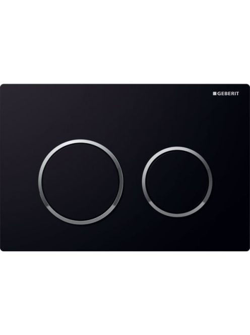 Geberit Omega20 nyomólap fekete fényes króm 115085KM1 (115.0