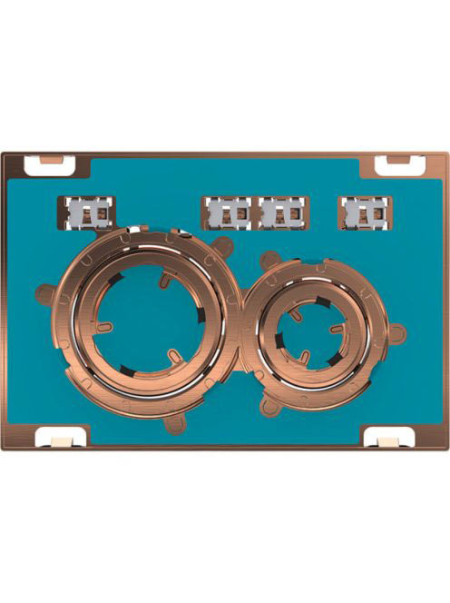 Geberit Sigma21 működtetőlap, 2 mennyiséges öblítéshez, vörö