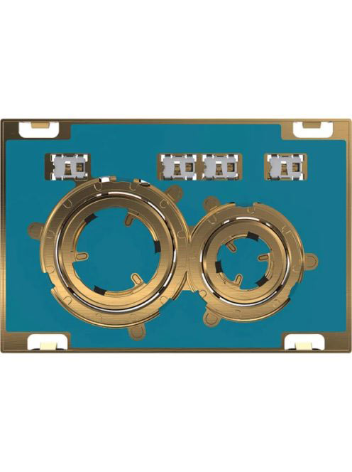 Geberit Sigma21 működtetőlap, 2 mennyiséges öblítéshez, ügyf