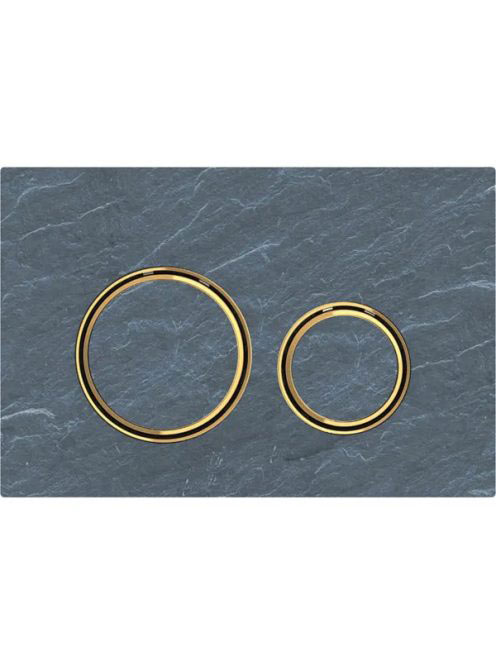 Geberit Sigma21 működtetőlap, 2 mennyiséges öblítéshez, must