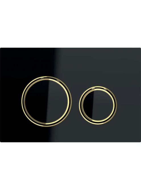 Geberit Sigma21 működtetőlap, 2 mennyiséges öblítéshez, feke