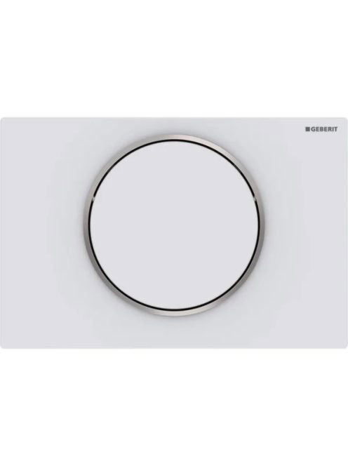 Geberit Sigma10 nyomólap, öblítés-stop működtetésű, matt feh