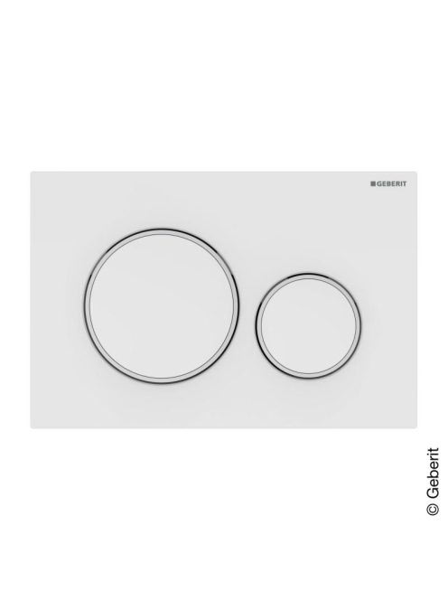 Geberit Sigma20 nyomólap fehér/matt fehér 115.882.11.1 - Für