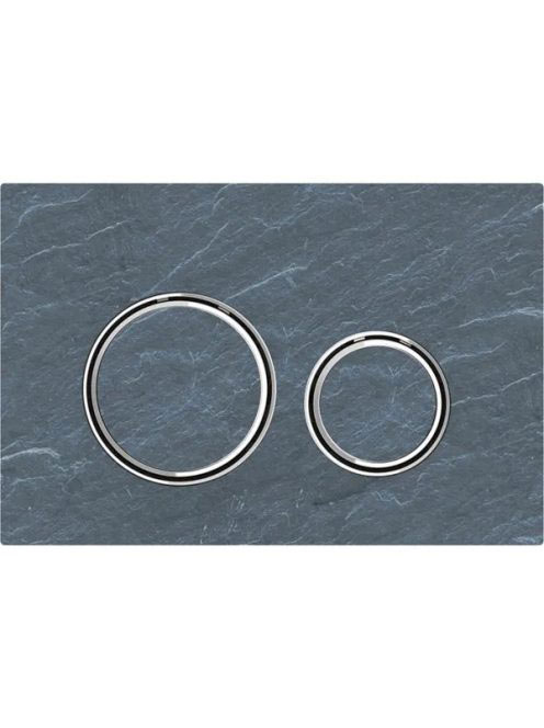 Geberit Sigma21 működtetőlap, 2 mennyiséges öblítéshez, must