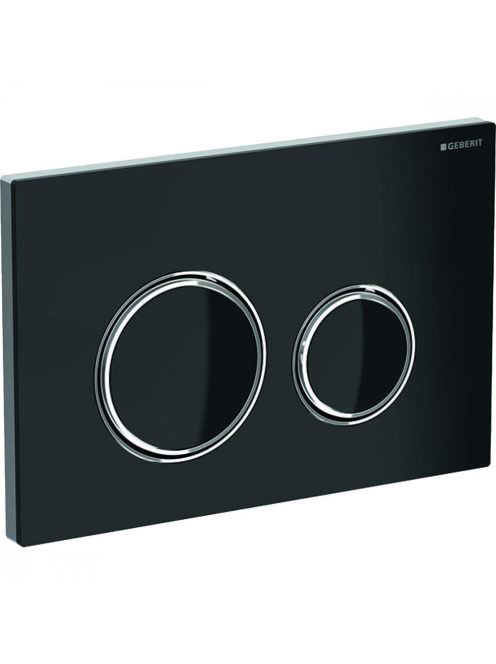 Geberit Sigma21 működtetőlap, 2 mennyiséges öblítéshez, feke