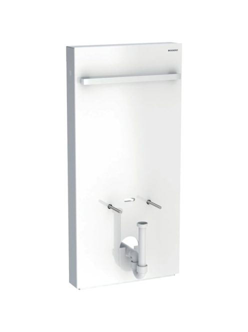 Geberit Monolith fehér üveg szanitermodul bidéhez törölközőt