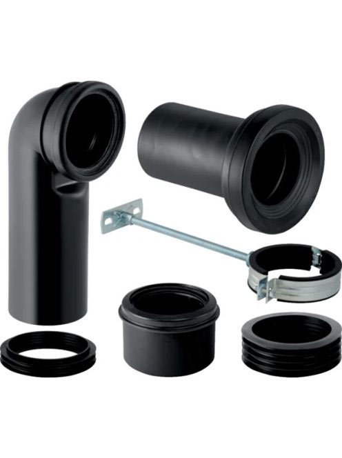 Geberit csatlakozókészlet álló WC-hez, fekete 131.082.16.1 -