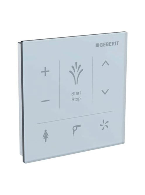 Fali kezelőpanel Geberit AquaClean számára, fehér üveg 147.0