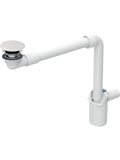 Geberit helytakarékos mosdószifon, szabad összefolyóval és s