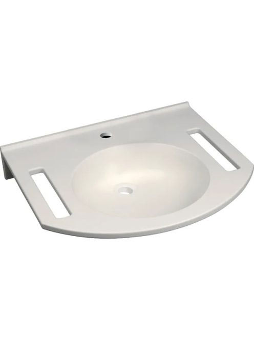 Geberit Publica mosdó kivágással 60x55 cm, túlfolyó nélkül 4